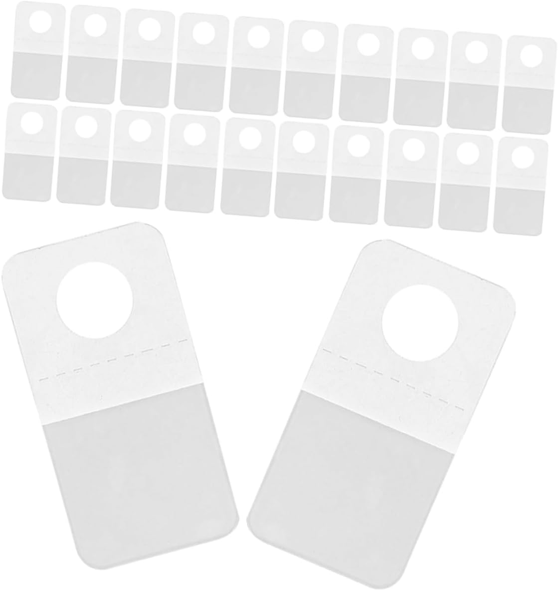 VALICLUD Crochets Adhésifs Transparents Trou Rond Avion 250 en Pvc Gain de Place et Fixation sans Perçage Lot de 250 Pièces pour Salle de Bain Cuisine