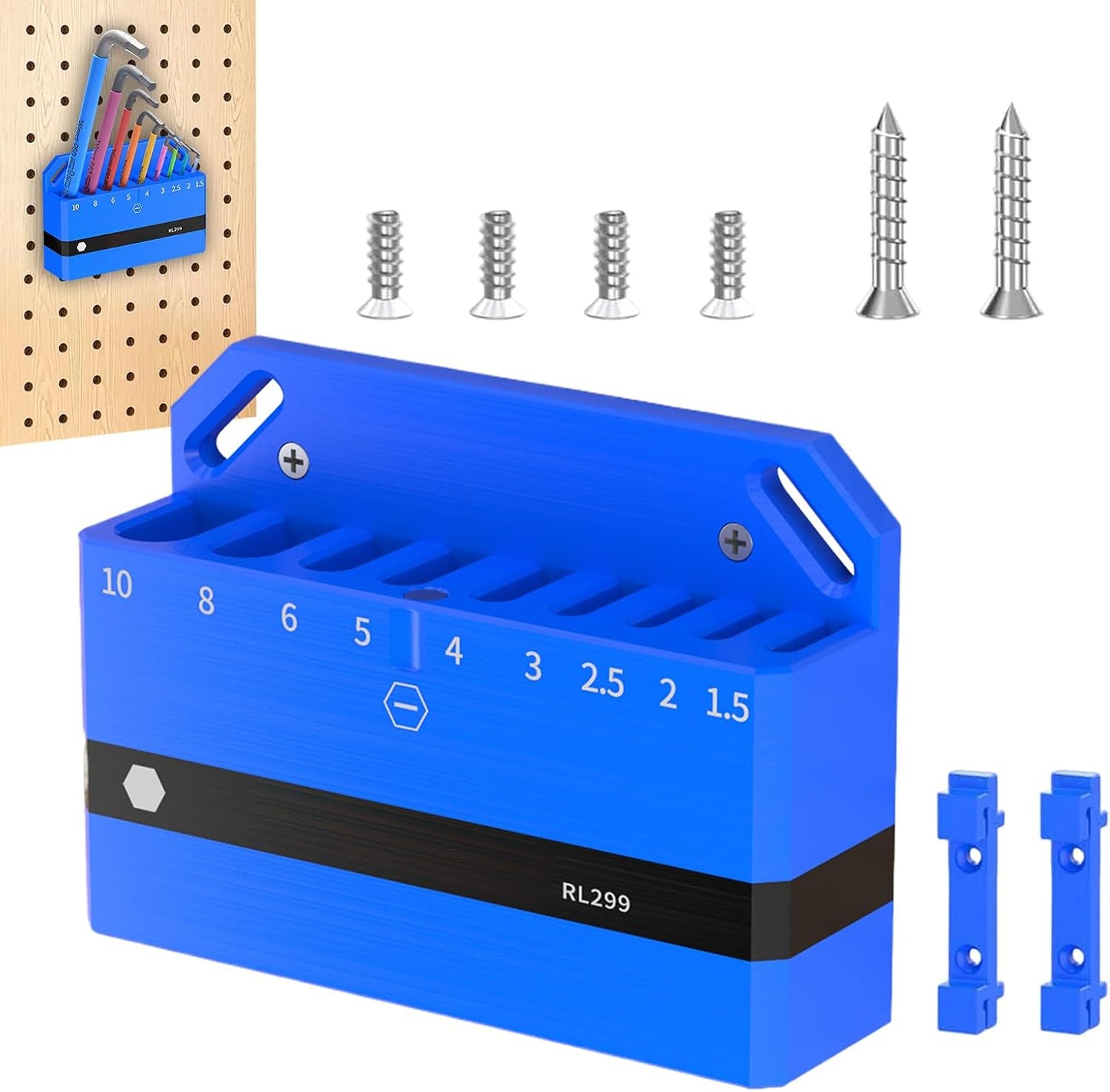 Organisateur De Clés Magnétique | Rack De Rangement D'outils,Support De Clé,Pour L'Organisation Hexagonale De Vélo Mural Pour Atelier Et Exposition