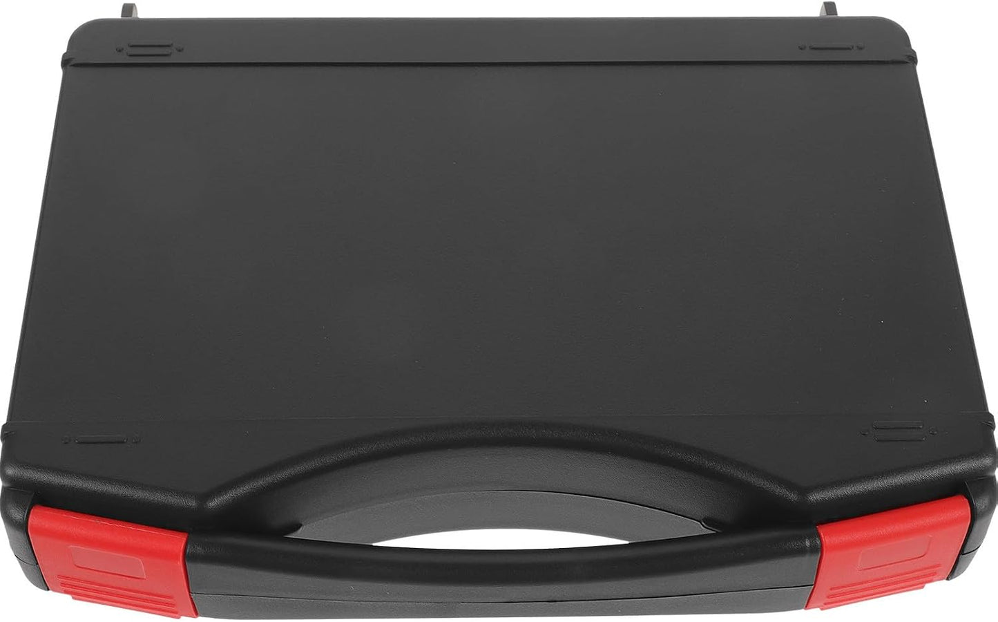 Toyvian Boîte à Outils Petite Mallette Portable Noire en Plastique Rigide, Résistante aux Chocs Chutes Rangement Transport D'outils