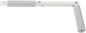 Toyvian Manivelle Manuelle en Aluminium pour Fenêtres à Auvent Poignée de Remplacement Robuste Ouverture Facile et Réglable Accessoire pour Store de Terrasse Usage Intérieur et