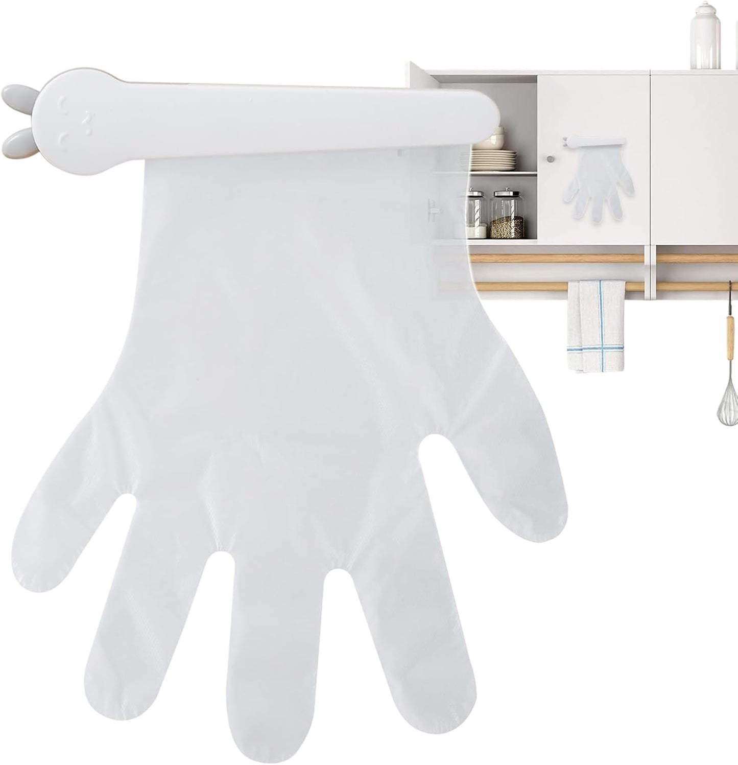 Support mural adhésif pour gants - Organiseur boîte à gants