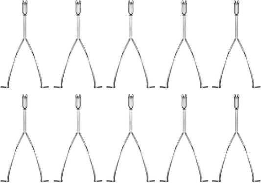 Lot de 10 crochets suspendus acier inoxydable pour peinture porte armoire