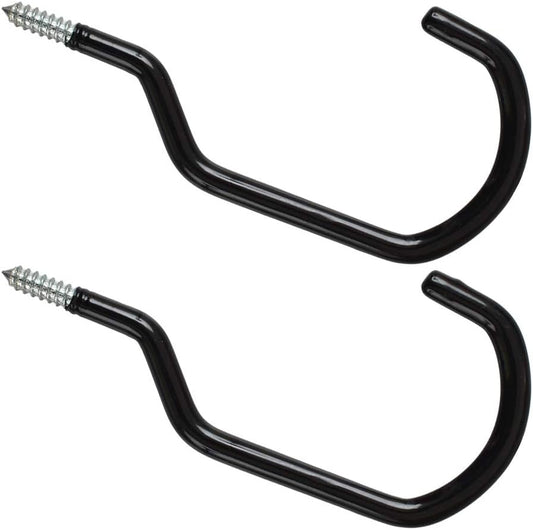 Lot de 2 crochets de rangement extra larges pour vélo de montagne de 20,3 cm