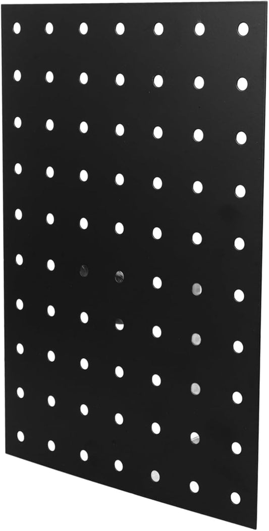 Ciieeo Metal Pegboard Pegboard Wall Pegboard Garage Hooks Small Pegboard Wall Mounted Tool Organizer Black