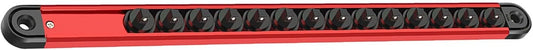 Genérico Organiseur magnétique en d'aluminium, 16,14 x 1,10 po Sturdy Construction, Mechanic Wrench Holder, Tool Storage Organizer for Toolboxes, Workshops