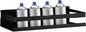 Générique Cleaning Bottle Wall Shelf, Stainless Steel Rack, Spray Paint Flask Holder, Space-Saving Shelves, Auto Detailing Organizer, 7.87x3.94x2.28 Inches, Perfect For Laundry Bathroom