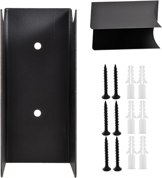 Range-outils de jardin - Lot de 2 en acier, fixation murale antidérapante | Rangement d'atelier et de garage - Pour sous-sol, maison, magasin de bricolage, remise, jardin, pelouse, camping-car, sports