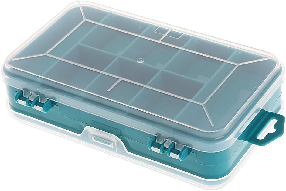 Boîte à outils transparente double face multifonctionnelle pour outils électriques pour menuiserie