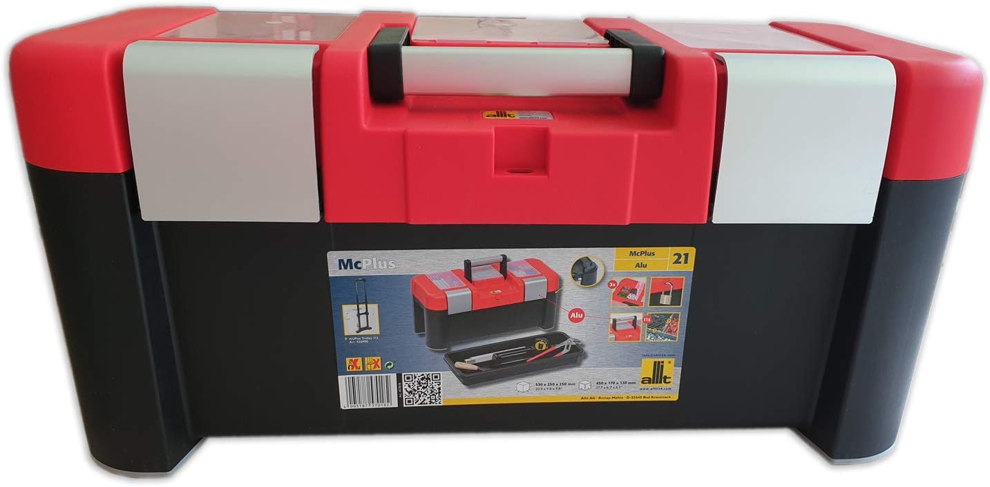 Allit 457018 Boîte à outils pro McPlus Alu 53,3 cm Noir