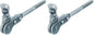 Alberts 307127 Shepherdess Head Shutter Stop | Screw-On or Seal | Galvanised in Blue | 126.5 mm (Pack of 2)