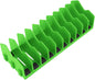 Lot de 2 organiseurs de pinces à 10 emplacements avec base en caoutchouc antidérapant, boîte à outils en plastique extensible, organisateur tiroir pour tiroirs 7, 6 cm hauteur, rangement