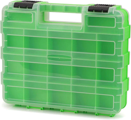 Organiseur de rangement portable avec double verrouillage sécurisé et compartiment poubelle amovible