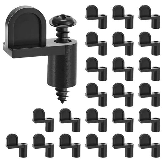 Attaches moustiquaire 24 pièces - Fixations résistantes intempéries