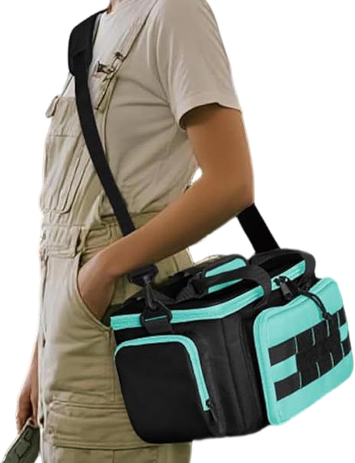 Oxford Grand sac de rangement portable pour outils, camping, construction, voyage, université, dortoir, jardin, travail de charpentier, électricien