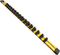 ABN Porte-douilles en aluminium jaune SAE standard 6,35 mm – Rail organiseur d'outils et de douilles avec clips