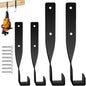 Générique Chainsaw Wall Mount Holder, Sturdy Chain Saw Storage Rack Hook, Heavy Duty Space Saving Vertical Metal Organization for Garage, Truck, Tractor,1.18x1.5x8.98 inches