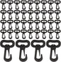 Ciieeo Crochet Rotatif Plastique 360° 5 Cm 100 Pcs Mousqueton Multifonction pour Filet de Chargement Voiture, Crochet à Suspendre Intérieur Cargaison, Accessoire Gain de Place Utilitaire
