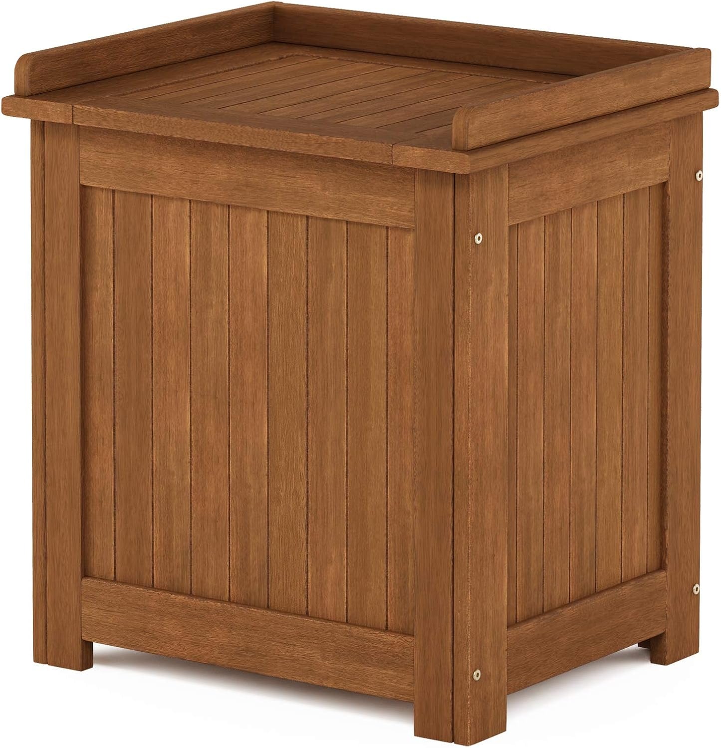 Furinno Tioman Extérieur Bois dur Boîte de Rangement, Naturel