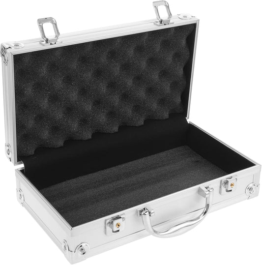 Boîte À Outils Organisateur De Rangement En Alliage D'aluminium À Transporter Idéal Pour La Maison Le Bureau L'école L'extérieur
