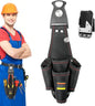 Sac à Outils d'Électricien - Grand Organiseur de Rangement Multifonction,Porte-outils à Ceinture - pour Artisan, Mécanicien, Plombier, Couvreur, Menuisier, Bricoleur