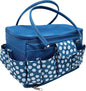 Sac rangement poignées 29x20x19cm - Bleu