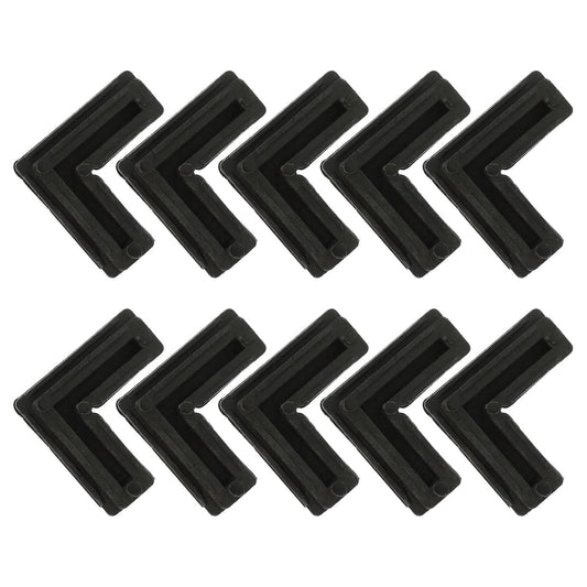 Équerres d'angle 90° plastique 10 pièces pour moustiquaires