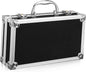 Gatuida Boîte à Outils Mallette de Rangement Robuste en Alliage D'aluminium Portable Noir avec Serrure pour Organisation et Transport Sécurisé