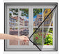 Moustiquaire Fenetre Scratch 100x200cm Noir Anti moustique Coulissante Baie VitréE sans perçage